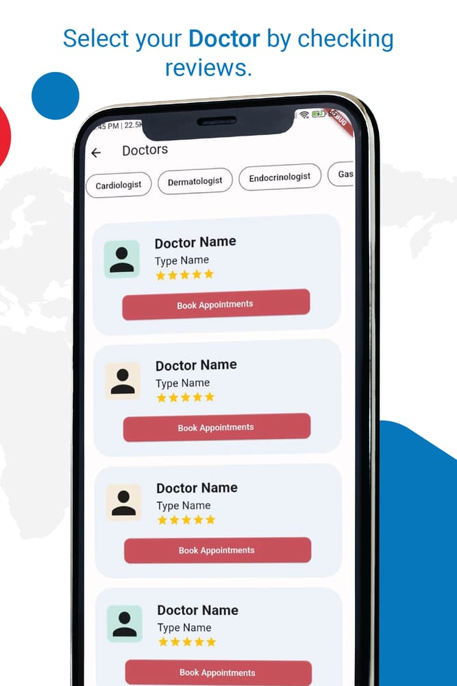 BNM Hospital — Patient App screen 3