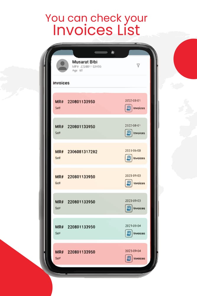 BNM Hospital — Patient App screen 4