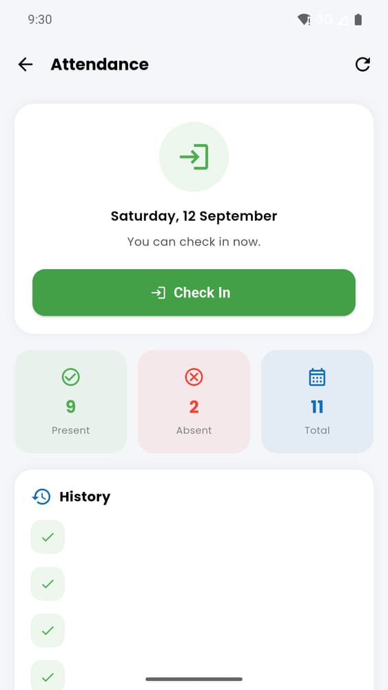 Ezitech iPortal — Internship Portal App screen 4
